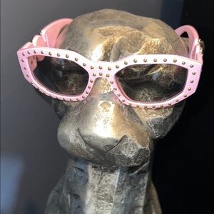 💕🌸🌷Barbiecore Glamour: Versace Medusa Studded Shield Sunglasses 💕💗💖